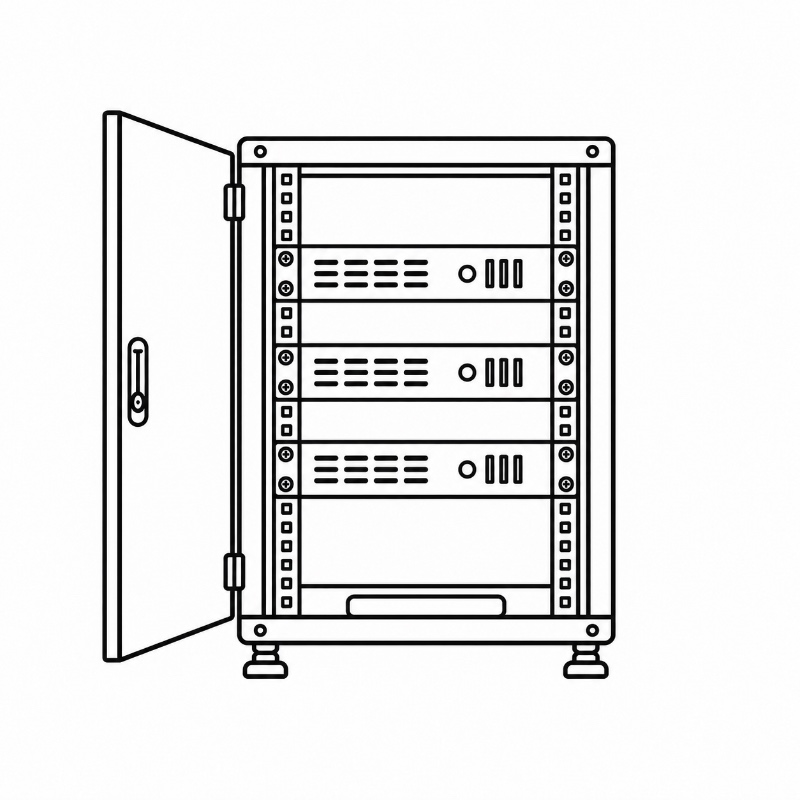 Network Server Rack Cabinet Rack & Equipment Mounting