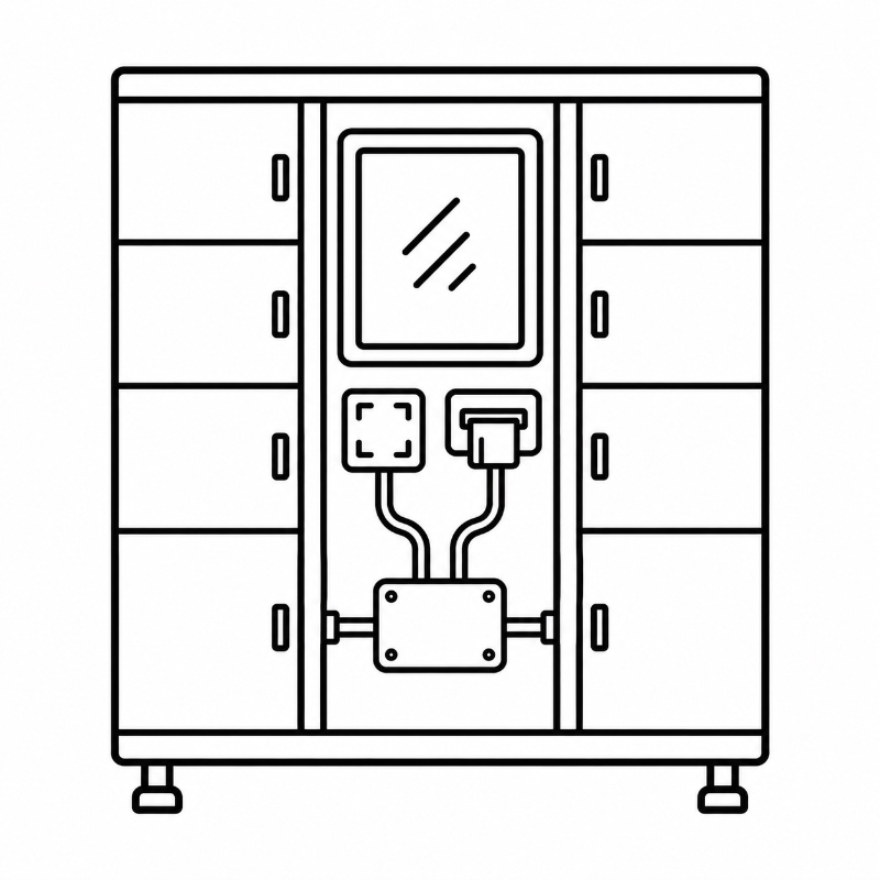 Smart Parcel Locker Cabinet Smart Hardware Integration