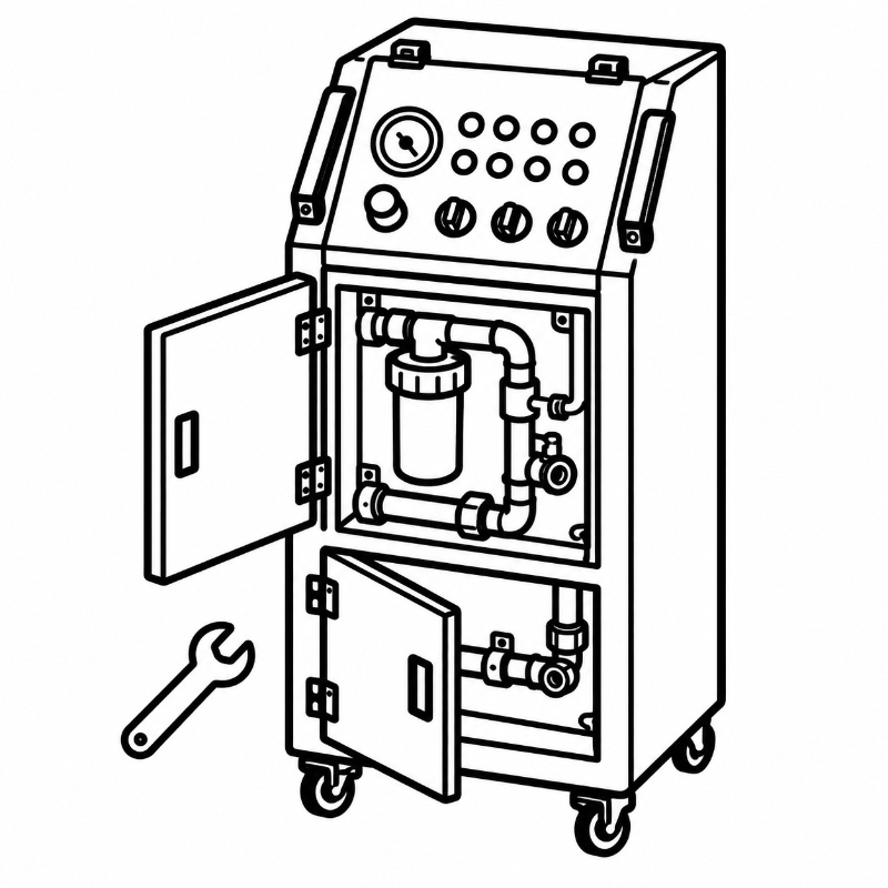 Vacuum Filtration Enclosure Equipment Integration