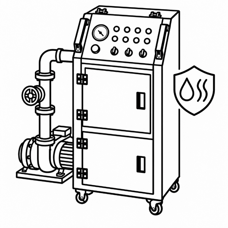 Vacuum Filtration Enclosure Process Environment
