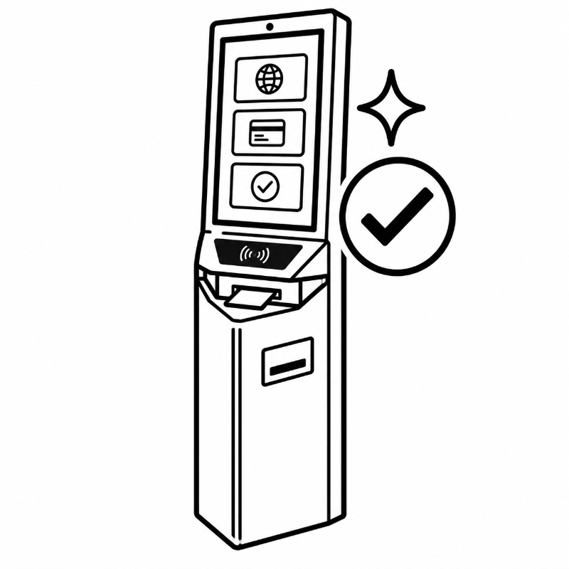 Self Service Kiosk Enclosure Surface & Assembly Quality