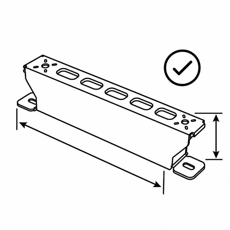 custom metal mounting bracket Dimensional Fit