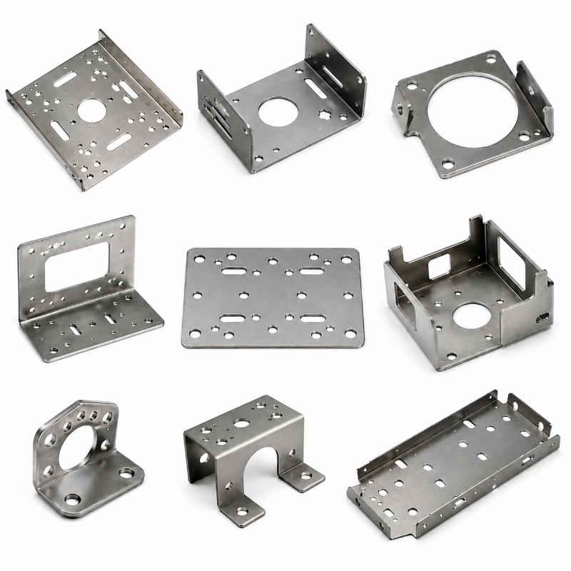 Sheet Metal Mounting Bracket Detail and Cutouts