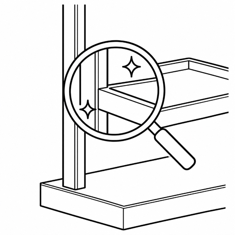 Metal Clothing Display Rack Visible Surface Quality