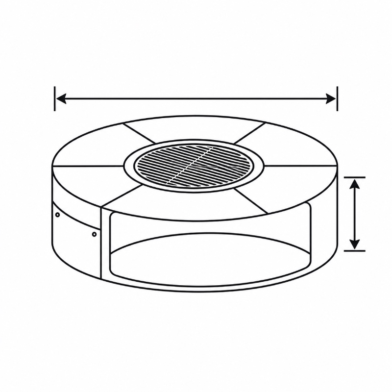 Fire Pit Size & Body Design