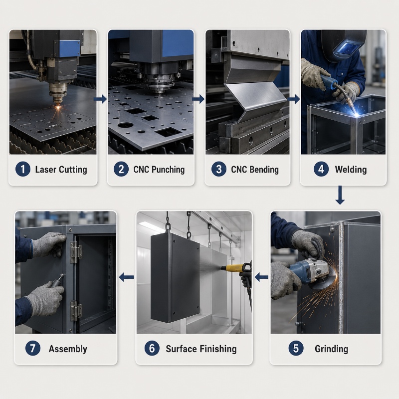 Carbon steel sheet metal fabrication process Carbon steel sheet metal fabrication process