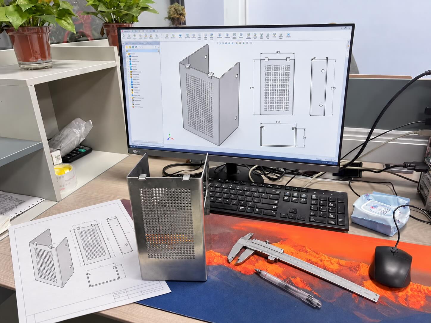 Metal Prototype with CAD Drawings