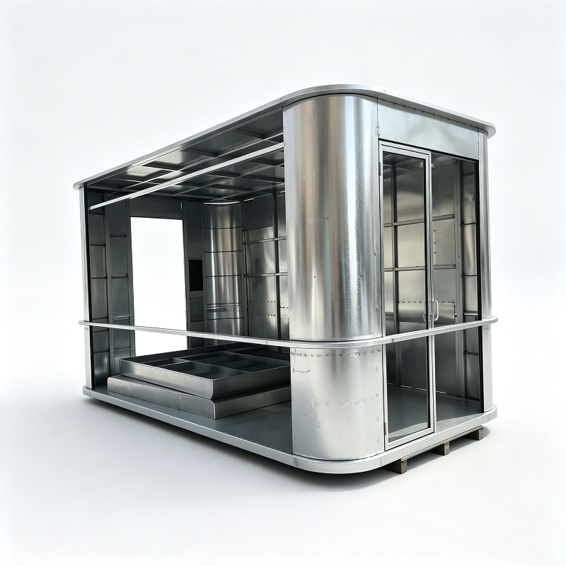Custom Outdoor Service Booth Enclosure Custom Outdoor Service Booth Enclosure