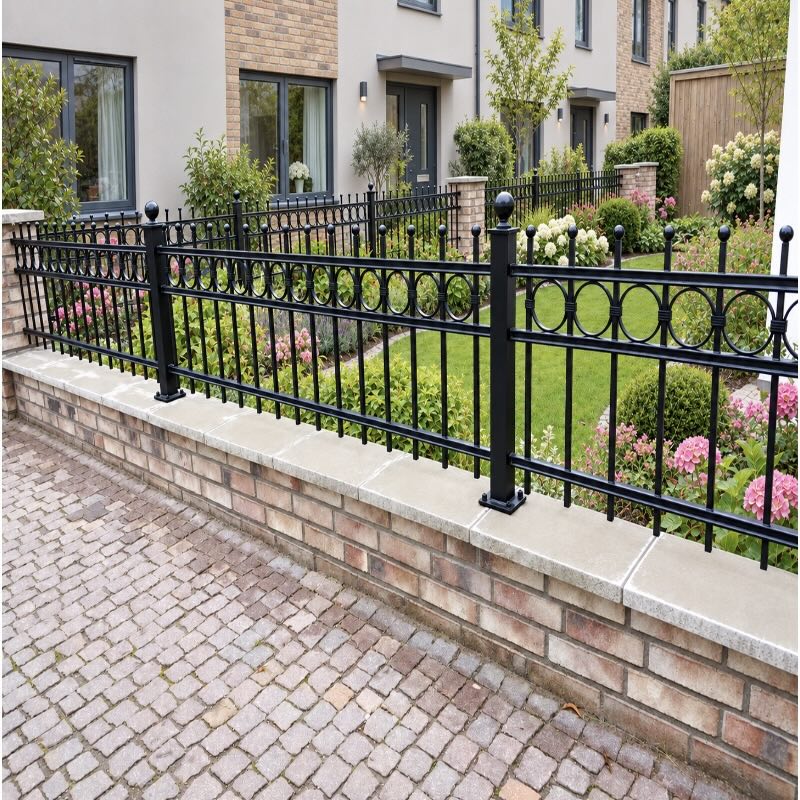 Custom Metal Garden Fence Custom Metal Garden Fence